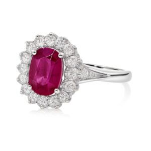 Amunra Ruby and Diamond Ring